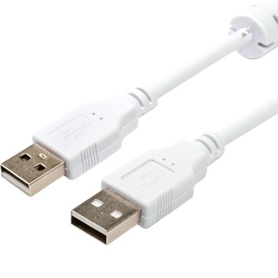 Кабель USB 1.8 m (Am <=> Am), белый ATcom AT6614