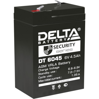 Батарея DELTA серия DT, DT 6045, напряжение 6В