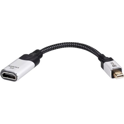 Адаптер miniDisplayPort(M) ---> HDMI(F) 0.15m 4K@60Hz VCOM <CG616M-0.15> VCOM CG616M-0.15