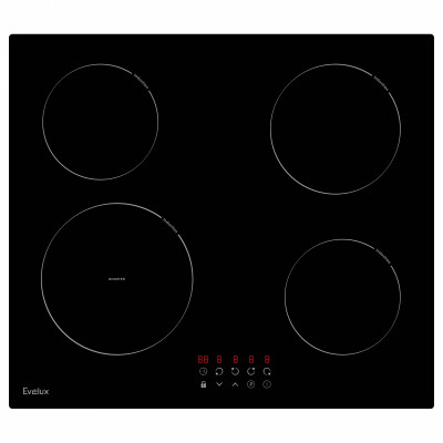 Встраиваемая варочная панель индукция EVELUX HEI 641 B