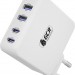 GCR Сетевое зарядное устройство 100W, 2 USB + 2 TypeC, GaN Tech Quick Charger, PD 3.0, белый Greenconnect GCR-54225