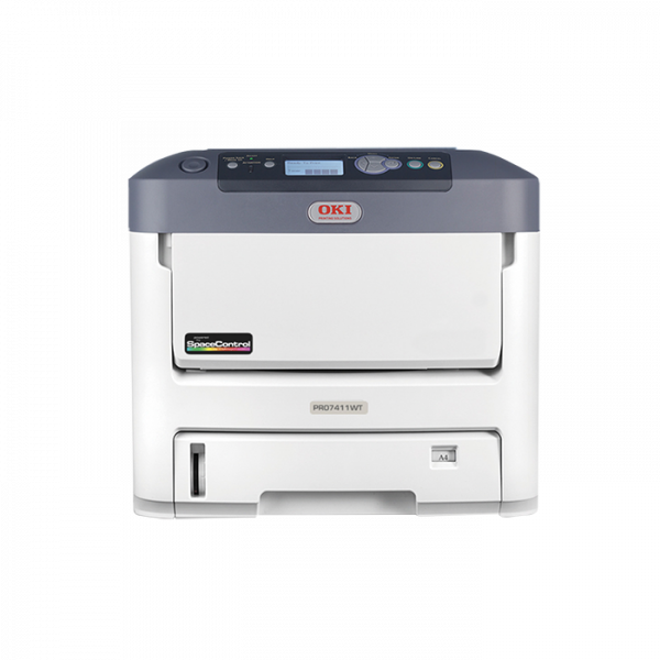 Цветной принтер с белым тонером OKI Pro7411wt [44205445]