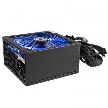 Блок питания Zalman ZM700-TX <700W, (20+4+4+4) pin, 4x(6+2) pin, 5xSATA, 3xMolex, FDD, 14 см, кабель питания, 88%, Activ