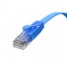 GCR Патч-корд PROF плоский прямой 0.3m, UTP медь кат.6, синий, 30 AWG, ethernet high speed 10 Гбит/с, RJ45, T568B, GCR-53086 Greenconnect RJ45(m) - RJ45(m) Cat.6 UTP  0.3м синий