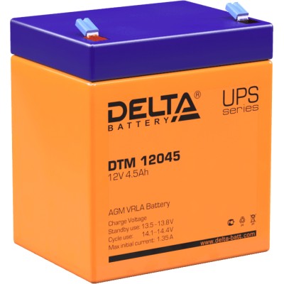 Аккумулятор для ИБП Delta DTM 12045