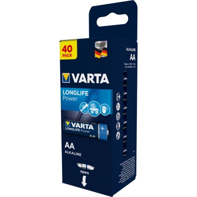 Батарейка Varta LONGLIFE POWER (HIGH ENERGY) LR6 AA BOX40 Alkaline 1.5V (4903) (40/320) VARTA 04906121194