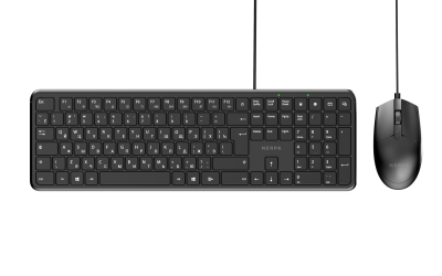 Комплект клавиатура+мышь NERPA KG100 (NRP-KG100-W-BLK)