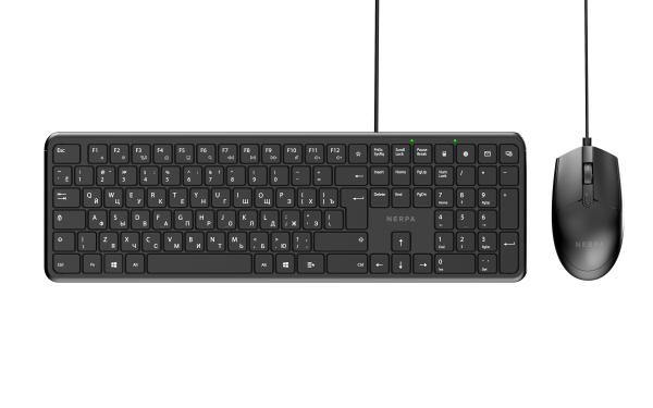 Комплект клавиатура+мышь NERPA KG100 (NRP-KG100-W-BLK)