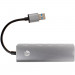 Адаптер концентратор USB 3.1 Type-A --> 4 USB3.0 Alum Shell  HUB+ PD, VCOM <CU4383A> VCOM CU4383A