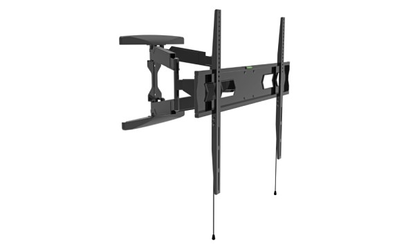 Универсальное шарнирное настенное крепление Wize [WA90] для 42"-90" LCD телевизоров, VESA 600x400, угол наклона -8/+12, расстояние от стены 8.4-54.3 см, до 50 кг, черн., розн. упаковка