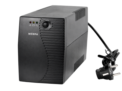 Источник бесперебойного питания NERPA RU 800ВА/480Вт, LED, 2 розетки Schuko, USB, АКБ 9 Ач/12 В NERPA NS800