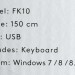 Клавиатура A4Tech FK10 ORANGE