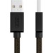 GCR Кабель PROF 3.0m USB 2.0, AM/mini 5P, черно-прозрачный, 28/24 AWG, экран, армированный, морозостойкий, GCR-50798 Кабель Greenconnect 3 м (GCR-50798)