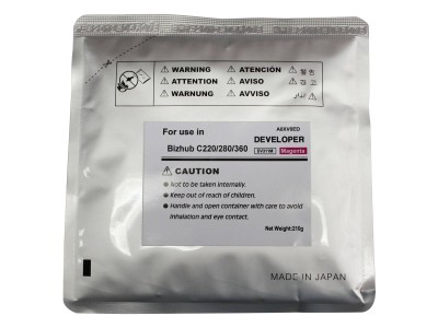 Девелопер для KONICA MINOLTA Bizhub C220/C280/C360 Magenta, 210г/пак, 114000 стр. (A0XV0ED/DV311M) CET