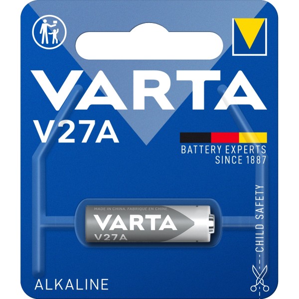 Батарейка Varta ELECTRONICS LR27/A27/MN27 BL1 Alkaline 12V (4227) (1/10/100) VARTA 04227101401