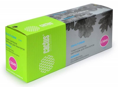 Картридж лазерный Cactus CS-CLT-C504S CLT-C504S голубой (1800стр.) для Samsung CLP-415N/CLX-4195FW