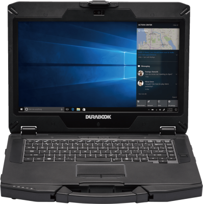 Защищенный ноутбук S14I Gen2 Std (без смарткад ридера и док-порта) Durabook S4E1A2A1EBXX