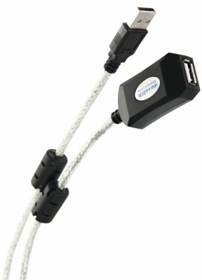 Кабель-адаптер USB2.0-repeater, удлинительный активный <Am-->Af> 25м Aopen<ACU823-25M> VCOM USB 2.0 Type-AM - USB 2.0 Type-AF 25м