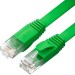 GCR Патч-корд PROF плоский прямой 1.0m, UTP медь кат.6, зеленый, 30 AWG, ethernet high speed 10 Гбит/с, RJ45, T568B, GCR-52836 Greenconnect RJ45(m) - RJ45(m) Cat. 7 U/UTP PVC 1м