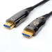 Кабель HDMI 30 м (HIGH speed, Metal gold,  Optical) 8K VER 2.1 ATcom HDMI 2.1 (m) - HDMI 2.1 (m) 30 м