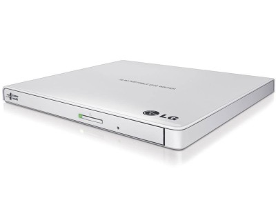 Внешний оптический привод Slim LG GP57EW40 (USB, DVD-RW, белый) RTL