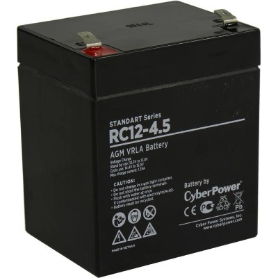 Аккумуляторная батарея SS CyberPower RC 12-4.5 / 12 В 4,5 Ач Батарея аккумуляторная для ИБП CyberPower  RC 12-4.5