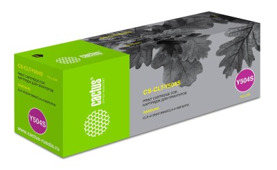 Картридж лазерный Cactus CS-CLT-Y504S CLT-Y504S желтый (1800стр.) для Samsung CLP-415N/CLX-4195FW/41