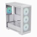 Корпус AeroCool APNX C1-WT-v1 white Mid Tower (ATX/Micro ATX/mini-ITX, без БП, SGCC, 4x120mm (ARGB Fan)(4711099474318)