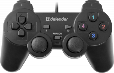 Defender Проводной геймпад Omega USB, 12 кнопок, 2 стика Defender Omega