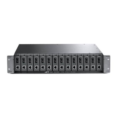 TP-Link TL-FC1420 14-слотовое шасси для медиаконвертеров, 14 слотов, монтаж в стойку