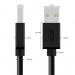 Greenconnect Кабель 1.0m USB 2.0, AM/AM, черный, 28/28 AWG, экран, армированный, морозостойкий, GCR-UM2M-BB2S-1.0m Greenconnect USB 2.0 Type-AM - USB 2.0 Type-AM 1м