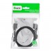 Greenconnect Кабель 1.0m USB 2.0, AM/AM, черный, 28/28 AWG, экран, армированный, морозостойкий, GCR-UM2M-BB2S-1.0m Greenconnect USB 2.0 Type-AM - USB 2.0 Type-AM 1м