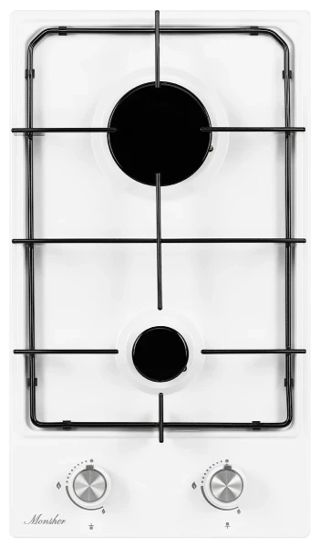 Встраиваемые газовые панели домино Monsher MSG 36 Blanc