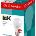 Лампа светодиодная IEK LLE-A60-12-24-48-40-E27