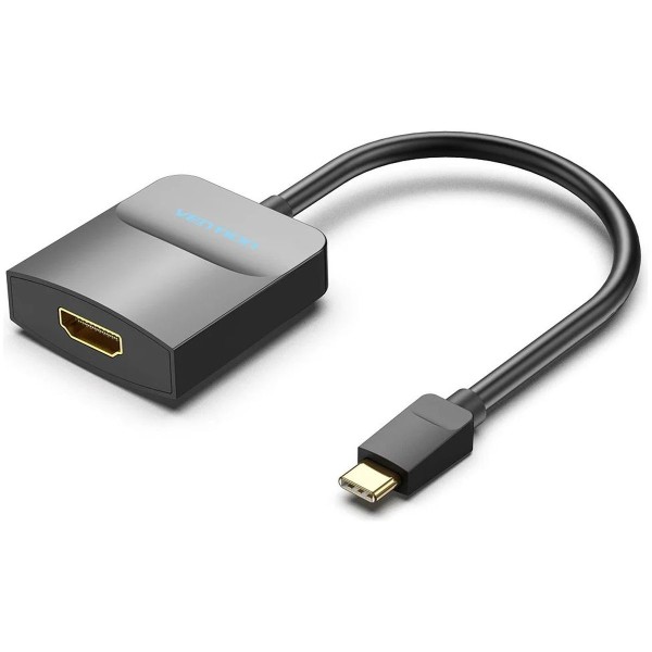Мультимедиа конвертер Vention USB Type C M/HDMI F, Черный Vention TDCBB