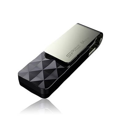 Флеш накопитель 8Gb Silicon Power Blaze B30, USB 3.2, Черный
