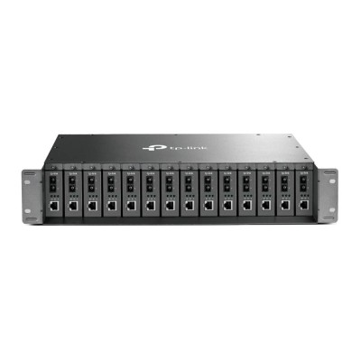 TP-Link TL-MC1400 14-слотовое шасси для медиаконвертеров, 14 слотов, монтируется в стойку
