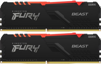 Память оперативная Kingston FURY Beast RGB KF432C16BB1AK2/32