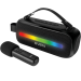 SVEN PS-255, черный, акустическая система 2.0, мощность 2x6 Вт (RMS), Bluetooth, FM, USB, караоке микрофон, встроенный аккумулятор Sven SV-022563