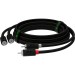 GCR Кабель 5.0m аудио 2 х RCA / 2 х RCA, черный, GCR-54131 Greenconnect GCR-54131, 5 м