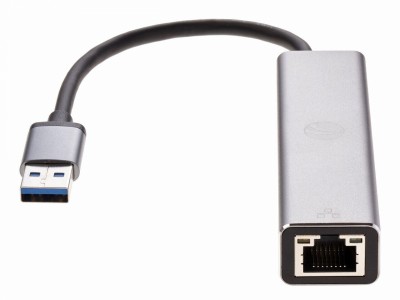 Переходник USB 3.0 -->RJ-45 1000Mbps+3 USB3.0, Aluminum Shell, 0.2м VCOM <DH312A> VCOM DH312A