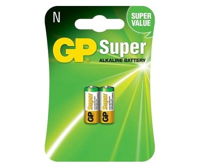 Алкалиновые батарейки GP Super Alkaline 910A типоразмера N  - 2 шт. на блистере GP 4891199000065