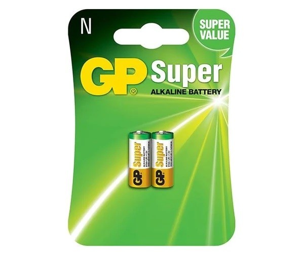 Алкалиновые батарейки GP Super Alkaline 910A типоразмера N  - 2 шт. на блистере GP 4891199000065