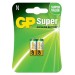 Алкалиновые батарейки GP Super Alkaline 910A типоразмера N  - 2 шт. на блистере GP 4891199000065