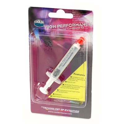 Термопаста Cooler Master SC102 High Performance (4.6g, шприц) RTL