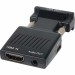 Переходник HDMI(F) --> VGA(M)+audio,1080*60Hz, VCOM <CA336A> VCOM CA336A
