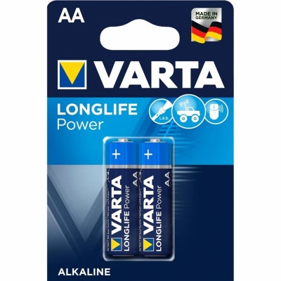 Батарейка Varta LONGLIFE POWER (HIGH ENERGY) LR6 AA BL2 Alkaline 1.5V (4906) (2/40/200) Varta LONGLIFE POWER LR6 AA (04906121412)