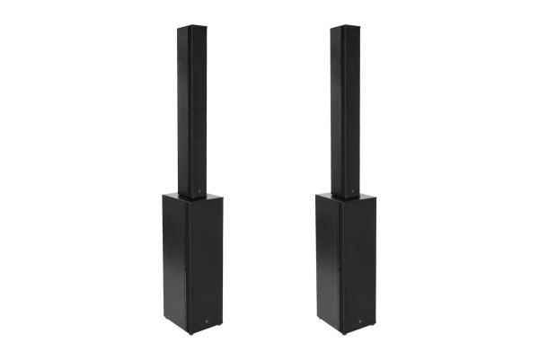 Комплект DS Proaudio [Pillar (A)] активный акустический 4кВт, состоящий из двух пассивных акустических колонн PLR TOP и двух активных сабвуферов PLR SUB A. В комплекте крепежный адаптер и соединительный кабель. Цвет черный (5 мест)