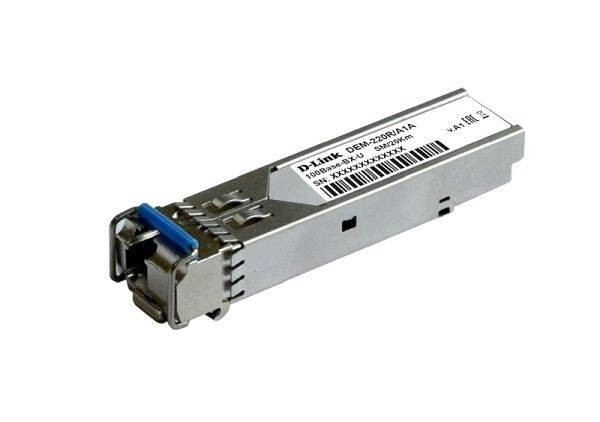 D-Link DEM-220R/20KM/A1A WDM SFP-трансивер с 1 портом 100Base-BX-U (Tx:1310 нм, Rx:1550 нм)
