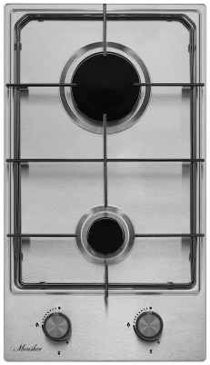 Встраиваемые газовые панели домино Monsher MSG 36 Acier